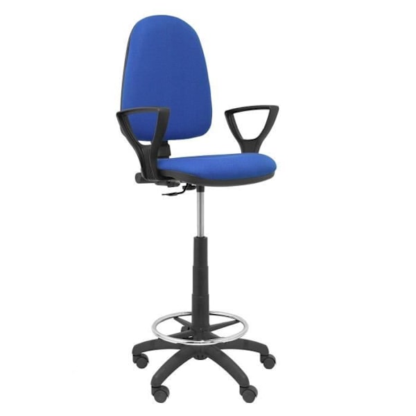 Piqueras y Crespo T04CP Ergonomisk pall - höjdjusterbar med blått fotstöd