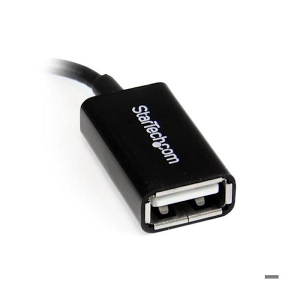 Oikean kulman mikro-USB-USB-isäntä-OTG-sovitin - 12 cm:n suorakulmainen mikro-USB-USB-isäntä-OTG-kaapeli - M/F - UUSBOTGRA
