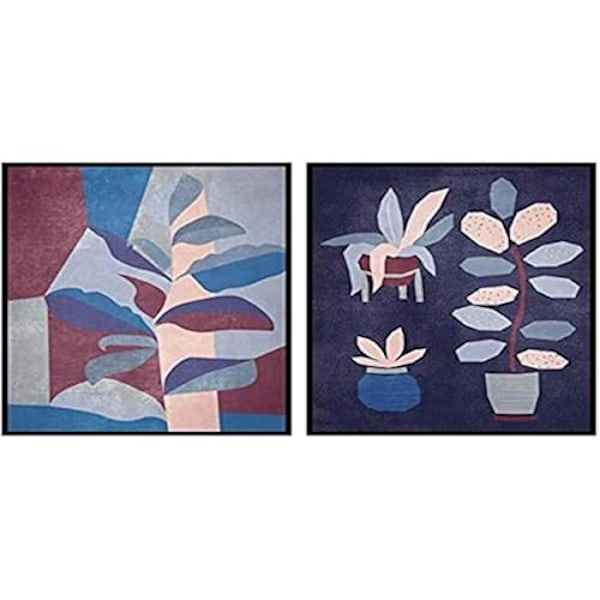 Väggdekoration - DKD HEMINREDNING - Blommor - 83 x 4,5 x 123 cm - Flerfärgad - Samtida mångfärgad