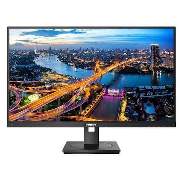 PHILIPS Q 27' IPS 75Hz 4ms Adaptive Sync-skærm med USB-C docking og højttalere - 3 års garanti Sort