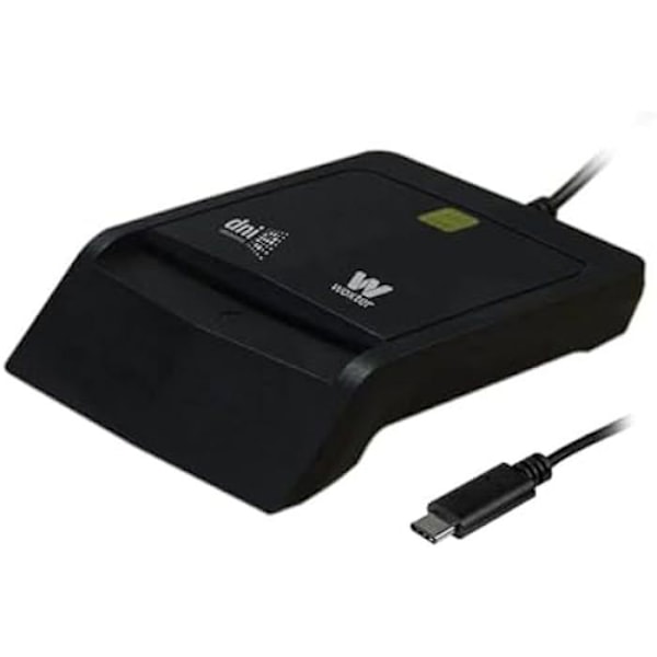 Woxter elektronisk DNI-læser - Kompatibel med DNI 3.0 og 4.0 - Type C-forbindelse