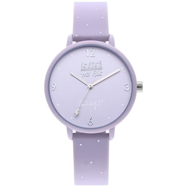 Dameur til kvinder - MR WONDERFUL - HAPPY HOUR WR30301 - Kvarts - Analog - Lilla Lila