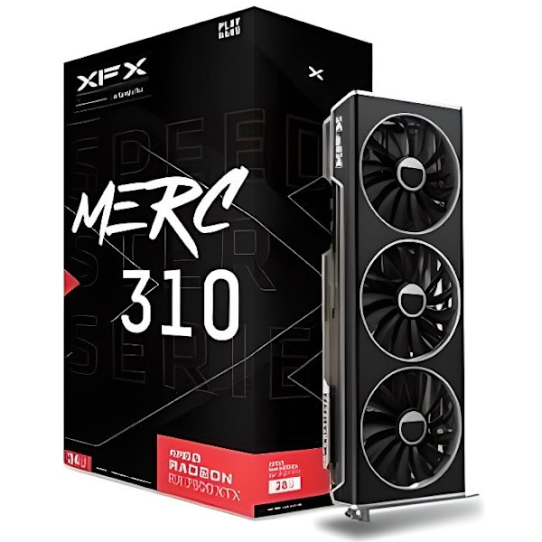XFX MERC 310 AMD Radeon RX 7900 XTX -näytönohjain musta