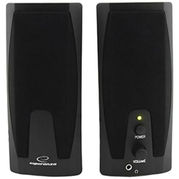 PC højttalere / MP3 stationer ESPERANZA EP 110 - Sort - Aktiv - Kablet - 3W