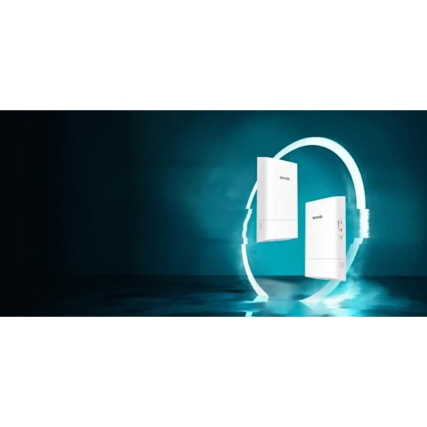 Tenda O1-5G 1KM 5GHz Utomhus CPE Trådlös 9dbi WIFI Repeater Extender Router I-Access Point Wi-Fi Bridge med POE/DC Vit