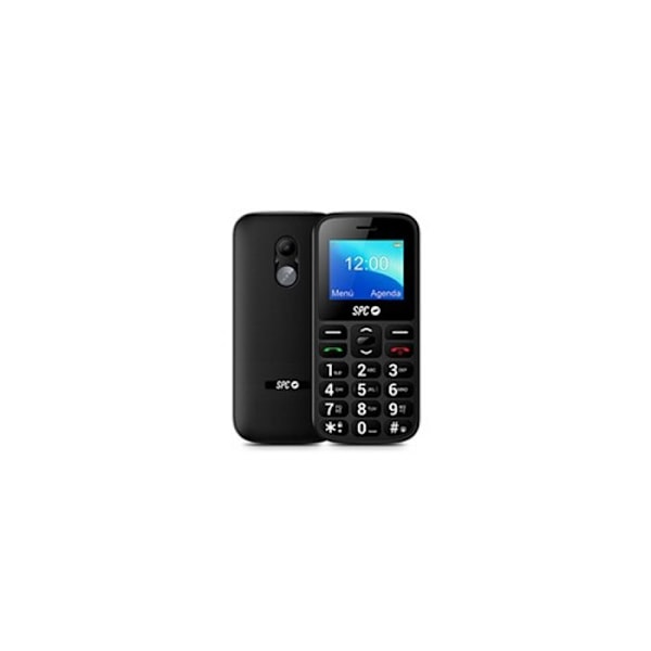 SPC Fortune 2 4G – vanhempi 4G-matkapuhelin, SOS-painike, korkea soittoäänenvoimakkuus, kauko-asetukset, suuret painikkeet, musta