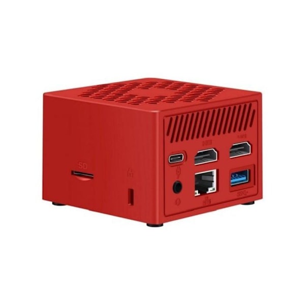 Leotec MiniPC Intel N100/8GB/128GB SSD Punainen