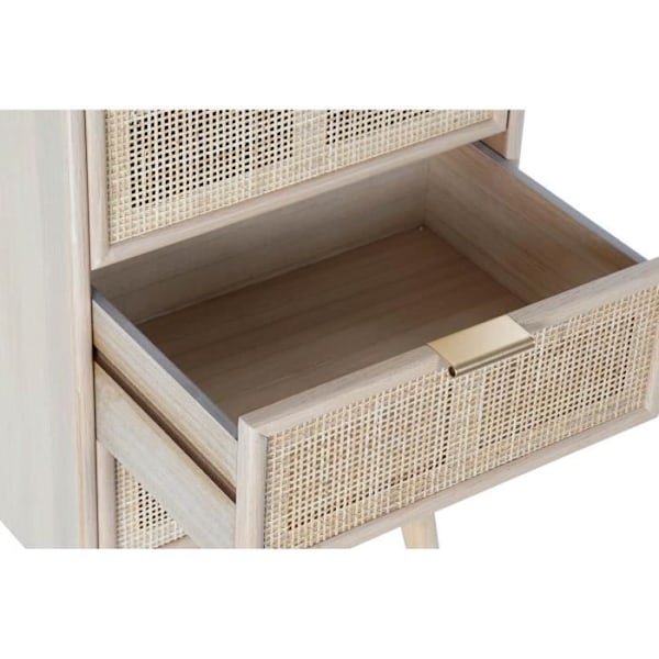 skuffemodul paulownia træ mdf træ (42 x 36,5 x 100,5 cm)