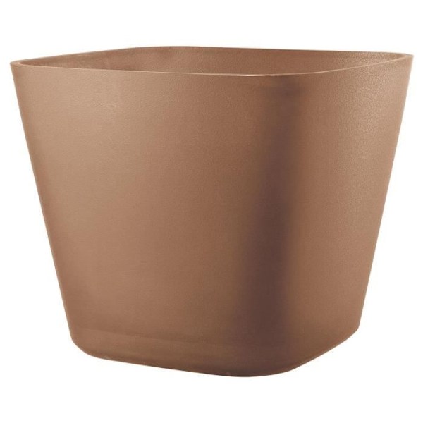 Kvadratisk blomkruka - DEROMA - Origin - 29 L - Terrakotta Terrakotta
