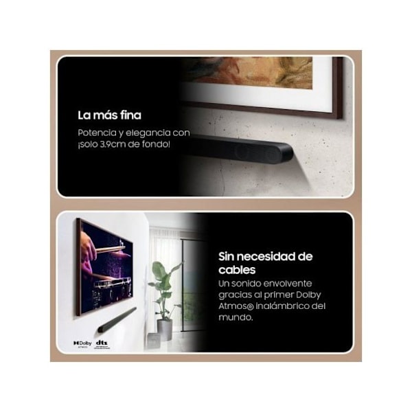 Samsung HW-S800D/ZF Ultra Slim Ljudbar med Subwoofer 3.1.2 Kanaler Wireless Dolby Atmos