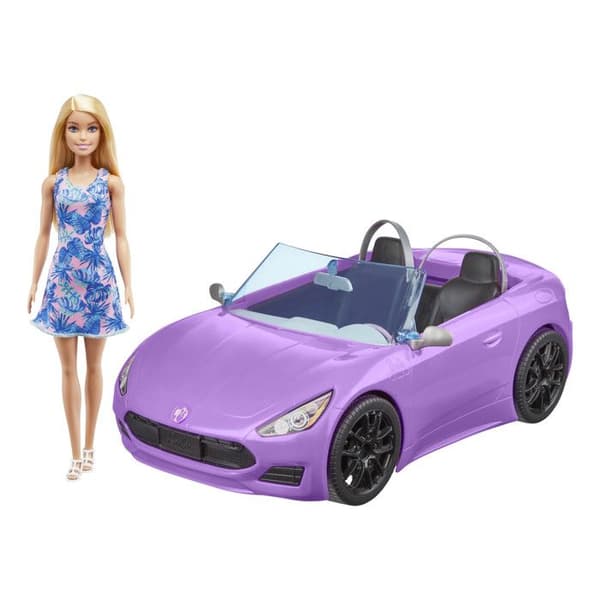 Barbie avoautolla