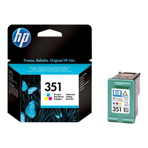 HP blækpatron CB337EE 351 farve - til HP Deskjet D4260, D4263, D4360, D4363, D4368 - 3,5 ml
