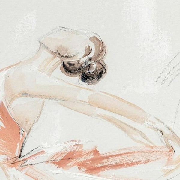 ram 80 x 3,7 x 100 cm romantisk klassisk dansare (2 enheter)