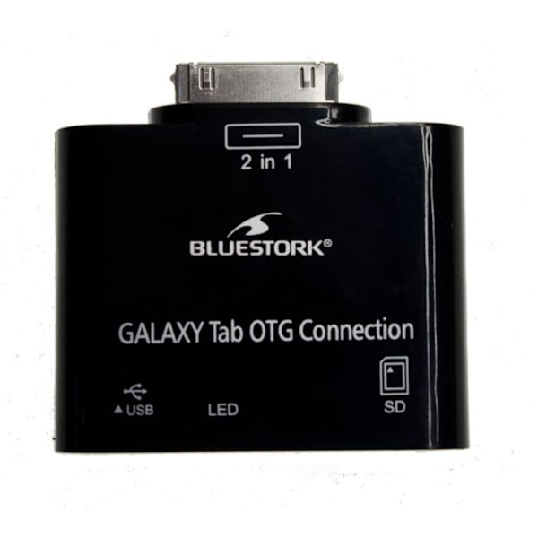 SD-kortläsare - BLUESTORK - Galaxy Tab - Svart - OTG - USB - 30 stift