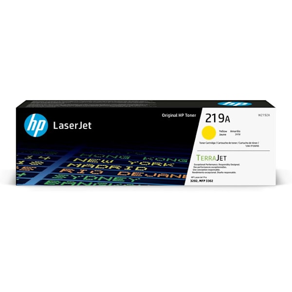 HP 219A Keltainen Alkuperäinen LaserJ