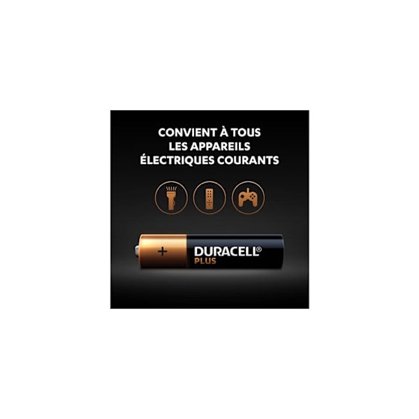 4 Alkaliparistoa Plus 100% LR03/AAA (1,5V) DURACELL