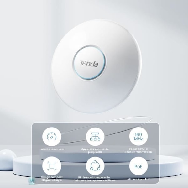 WiFi 6 - Piste - TENDA - I27 - 3000 Mbps - 4 Antenni - PoE+