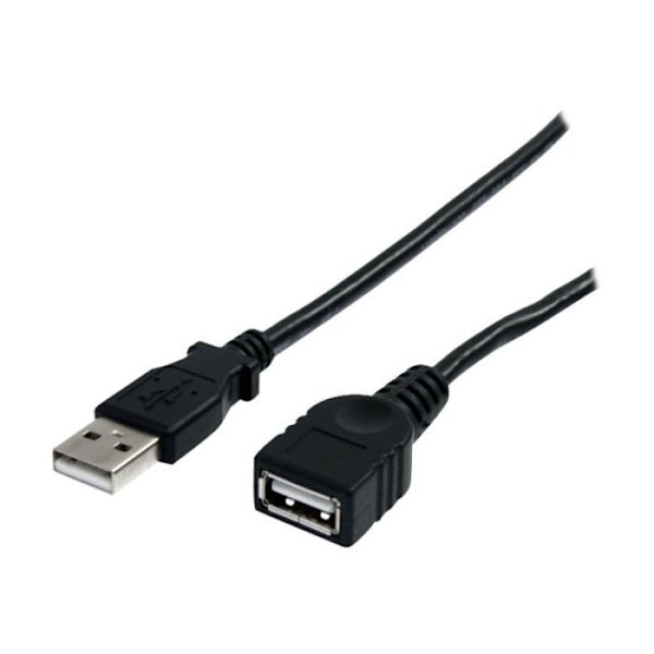 USB 2.0 forlængerkabel - STARTECH.COM - A til A - 3 m - Sort - Hi-Speed USB