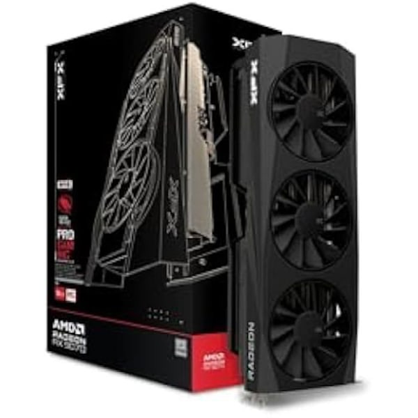 Näytönohjain - XFX - Radeon RX 9070 OC Gaming - 16 Gt GDDR6 - HDMI ja 3xDP - AMD RDNA™ 4 musta