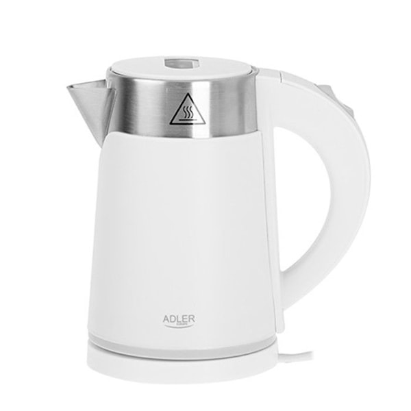 Adler AD1372W 0,6 litran sähkökeitin - 800W Vit