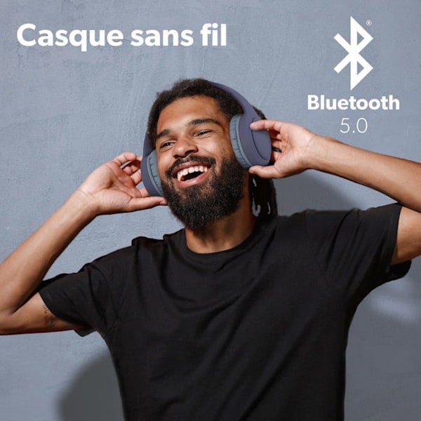 Bluetooth-kuulokkeet - T'nB - Tonality Max - Langaton - Hikiä kestävä - Ympäröivä kuuloke Blå