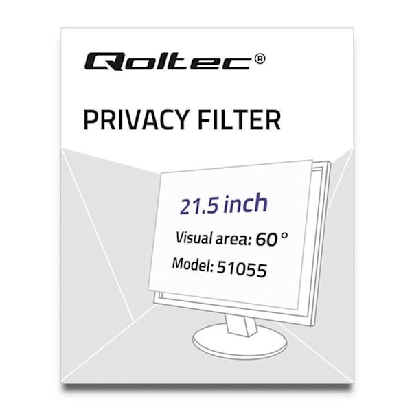 QOLTEC 51055 ANTI-REFLEKTI- ja YKSITYISYYSSUOJA-NÄYTTÖFILTTERI