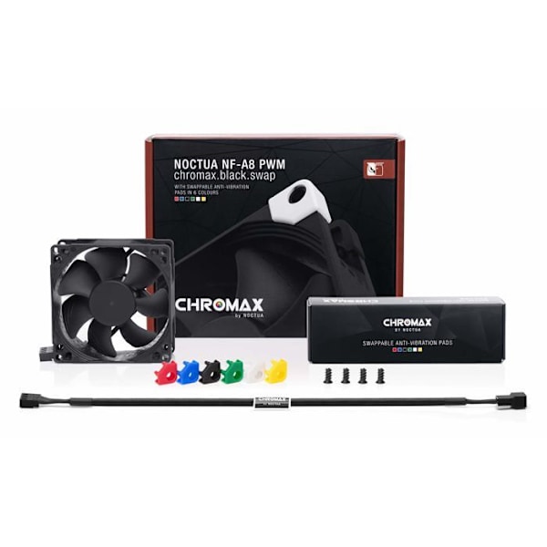 Noctua NF-A8 PWM Chromax.black.swap blæser - 80mm