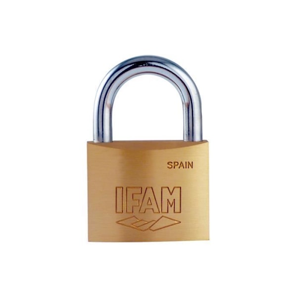 K25 Ifam hänglås - GENERISK - Nyckel - Vit - 25mm - Utility