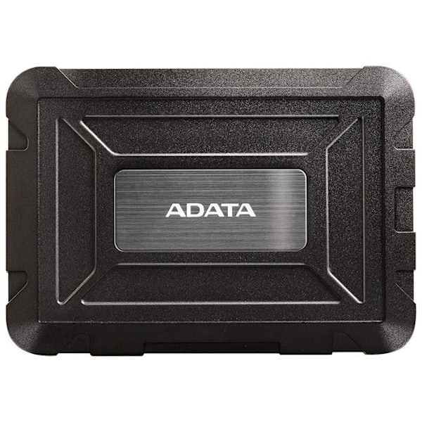 Eksternt kabinet 2,5" SATA 6Gb-s 600 MB-s USB 3.0 sort - ADATA - ED600 - Stød- og vandafvisende