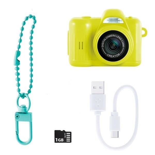 Canal Toys – Photo Creator – Digitale Mini Kamera og Video – Pro - med Nøgleholder og 1GB SD-kort inkluderet – CLK 062 gul