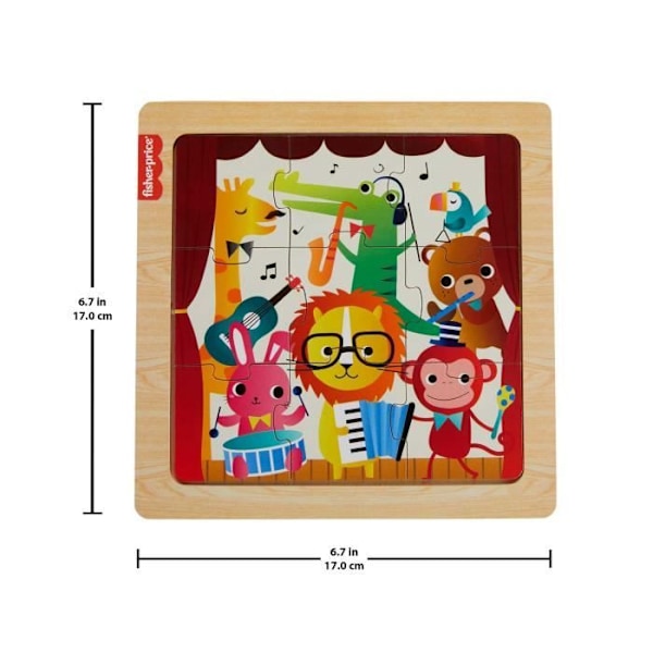 FISHER-PRICE Træpuslespilsamling, modellerne kan variere - Fisher-Price - HXV15