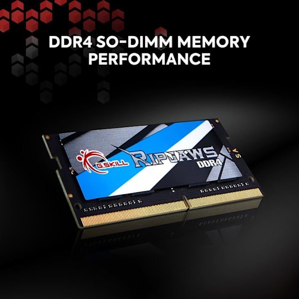 Hukommelsesnotepad Ripjaws-serien - GSKILL - 32 GB DDR4 2400 MHz - Dobbeltkanal - SO DIMM 260 ben