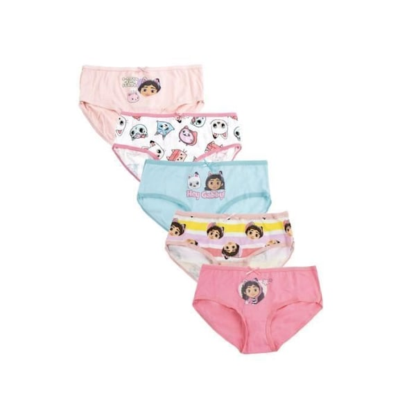 Sæt af undertøj - Gabby's Dollhouse - 5 dele - Multifarvet - Komfortabel - Blød mångfärgad 2-3 år