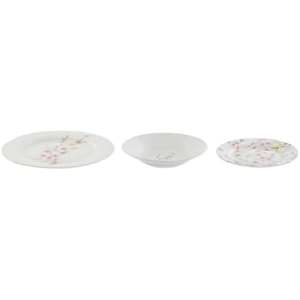 Astiasto - HOME ESPRIT - 18 kappaleen setti - Posliini - Monivärinen - 27 x 27 x 2 cm Flerfärgad