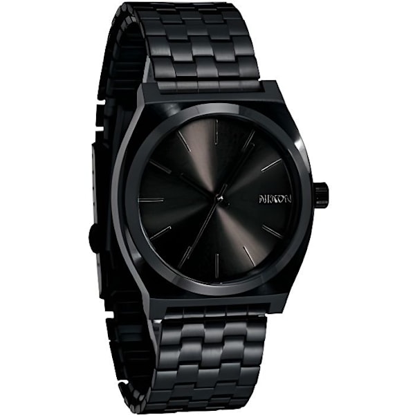 Ur - NIXON - Time Teller - Vandtæt 100m - Metalrem - Sort Metall