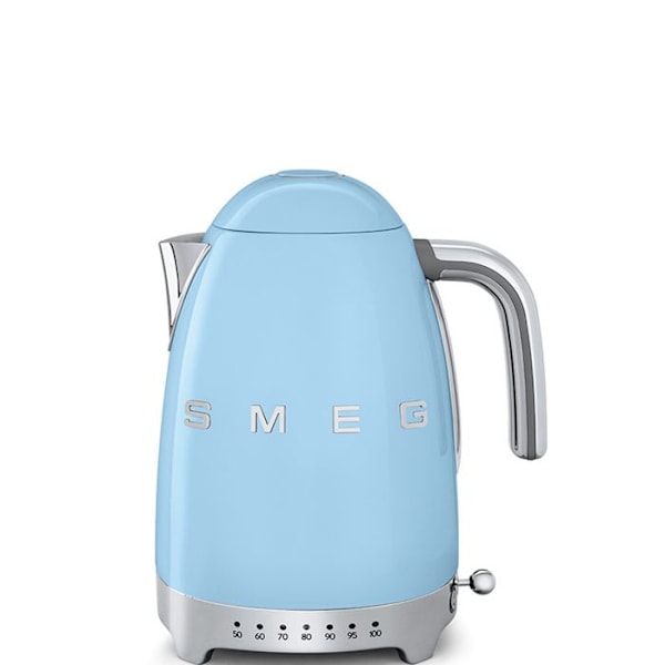 Smeg Trådlös vattenkokare 1.7l 2400w pastellblå - klf04pbeu