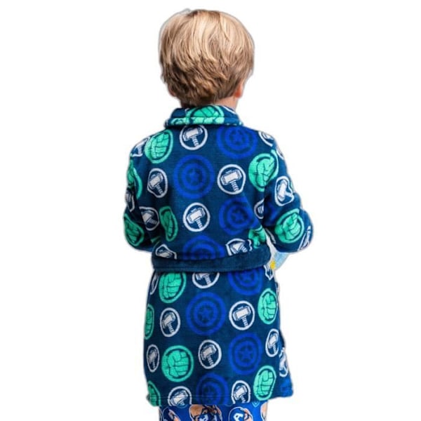 Cerda Avengers fleece badekåbe til børn - blå - 4 år