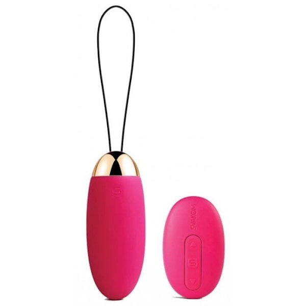 Vibro-pallo - SVAKOM - Elva - Plume Punainen - 5 Värinätilaa - Vedenkestävä - Ladattava