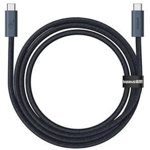 USB-C-latauskaapeli - BASEUS - Flash 240W - Pikalataus - 1m - Musta