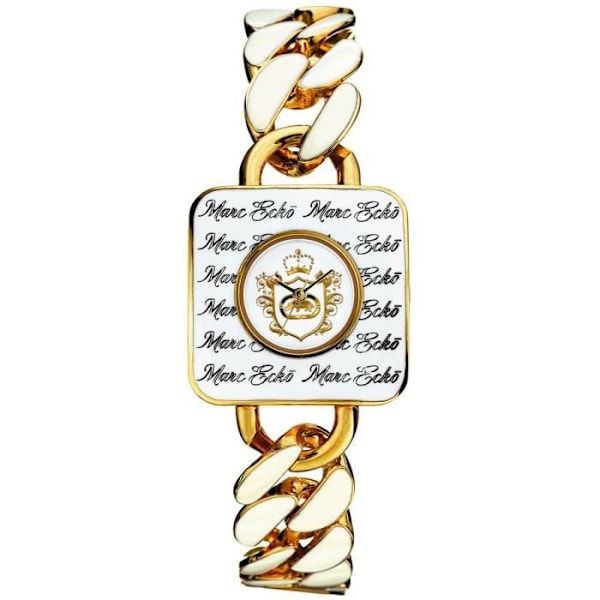 Dameur - Marc Ecko - THE HARMONY E10557L1 - Kvarts - Analog - Firkantet Hvid, guld