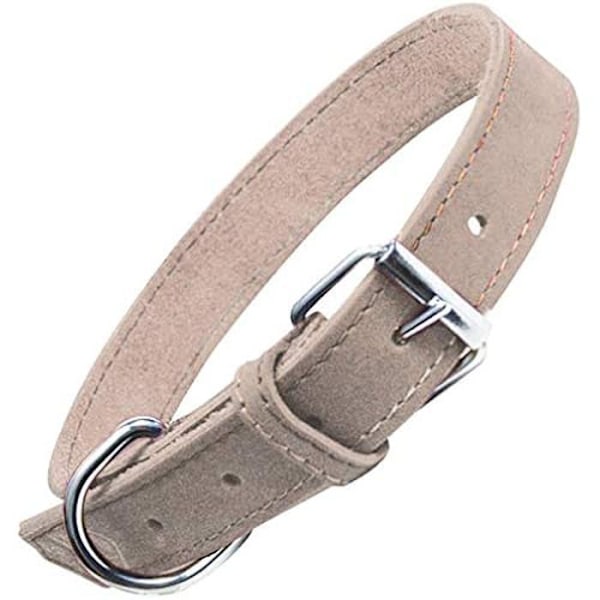 Halskæde - GLORIA - Nubuck - Brun - Justerbar - D-ring Brun