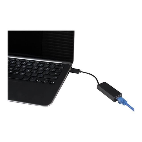 USB 3.0 netværksadapter - StarTech - USB31000S - 10/100/1000 Mbps - RJ-45 hun - Sort