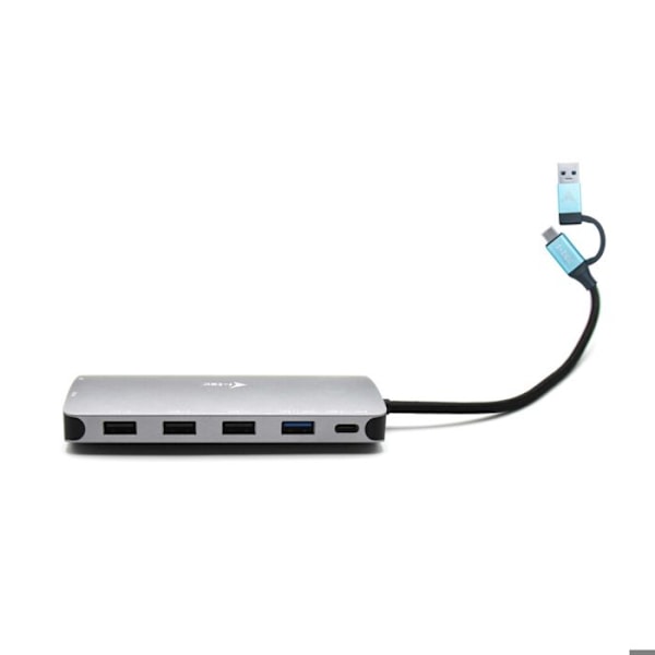 i-Tec CANANOTDOCKPD USB Hub Sølv