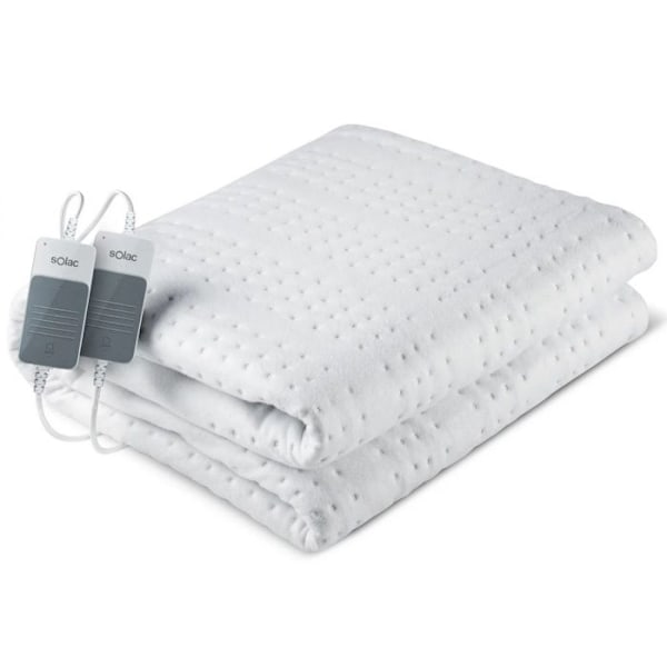 Elektrisk tæppe - Solac - CT8627 - 120 W - 150 x 140 cm - Hvid