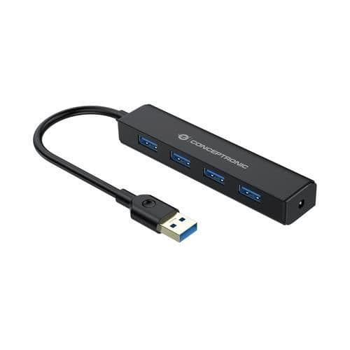 USB-hub - CONCEPTRONIC - C4PUSB3 - USB 3.2 Gen 1 - 5000 Mbit/s - 2 porttia