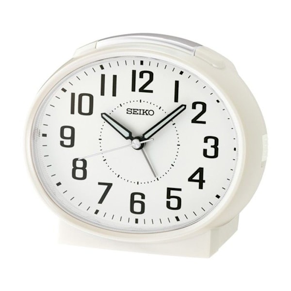 Väckarklocka - SEIKO - QHK059W - Vit - Alarm - Japanskt kvartsverk - Inomhus Vit