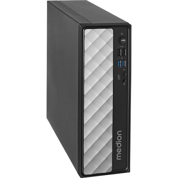 Pöytätietokone - MEDION - T80 MD35423 - i5-12450H 2,0 GHz - 16 Gt RAM - 512 Gt SSD - Integroitu näytönohjain - Win 11 musta