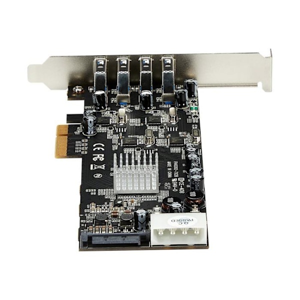 USB-sovitin - STARTECH - PCI Express -ohjainkortti 4 USB 3.0 -portilla - 4 erillistä 5 Gb/s kaistaa