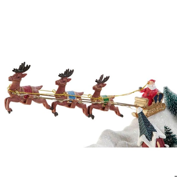Jouluverhoilu DKD Home Decor 34x18x27,5 cm (x3) Flerfärgad