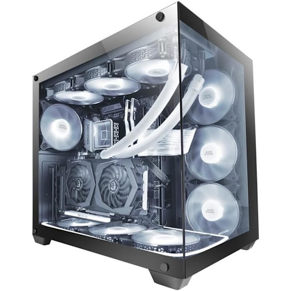 Mars Gaming MCV4 XXL PREMIUM Semi-Tower ATX taske Sort